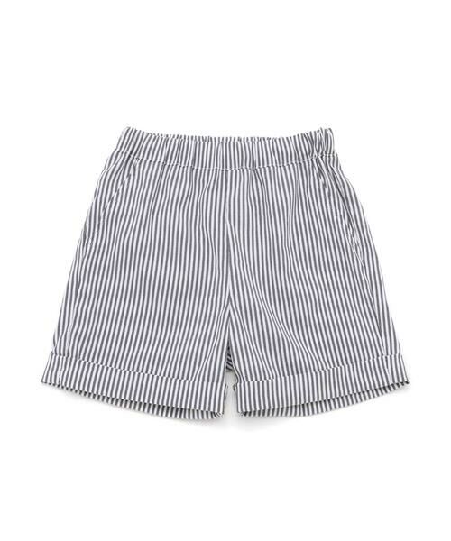 BeBe / べべ ベビー・キッズウエア | ブロードストライプ裾ダブルハーフパンツ(80~90cm) | 詳細4