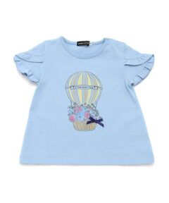 BeBe / べべ ベビー・キッズウエア | 気球プリントクロス袖天竺Tシャツ(80~90cm)