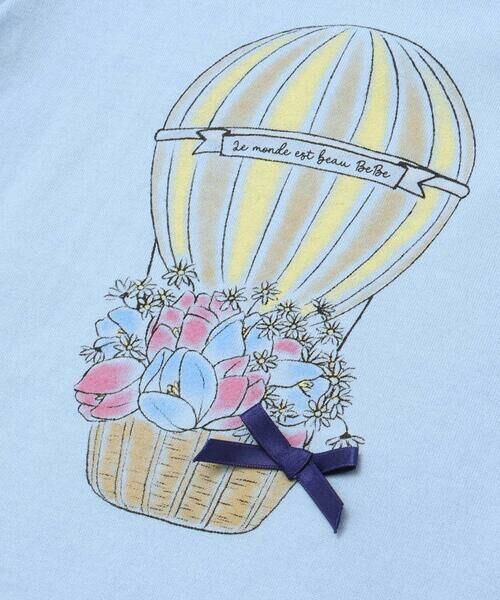BeBe / べべ ベビー・キッズウエア | 気球プリントクロス袖天竺Tシャツ(80~90cm) | 詳細5