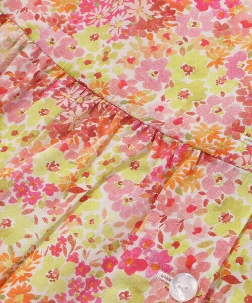 BeBe / べべ ミニ丈・ひざ丈ワンピース | 【DEVEAUX】水彩風花柄ティアードワンピース(90~140cm) | 詳細5