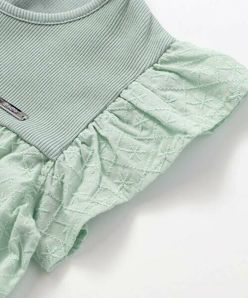 BeBe / べべ ミニ丈・ひざ丈ワンピース | ローンレースティアードフリルワンピース(90~140cm) | 詳細10