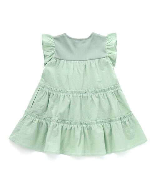 BeBe / べべ ミニ丈・ひざ丈ワンピース | ローンレースティアードフリルワンピース(90~140cm) | 詳細8