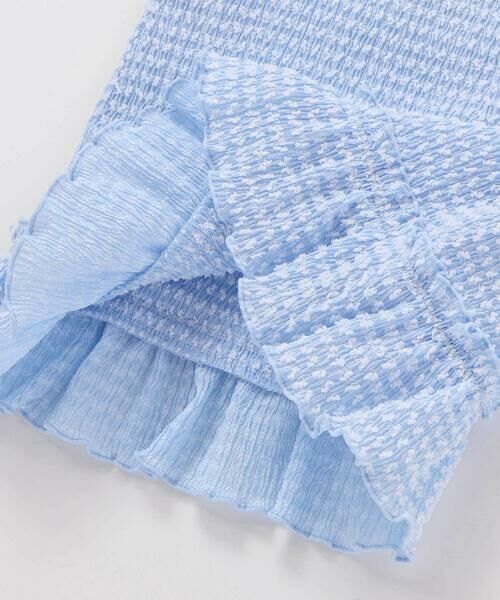BeBe / べべ セットアップ | ぽこぽこシャーリングビスチェ+ショートパンツセットアップ(90~140cm) | 詳細10