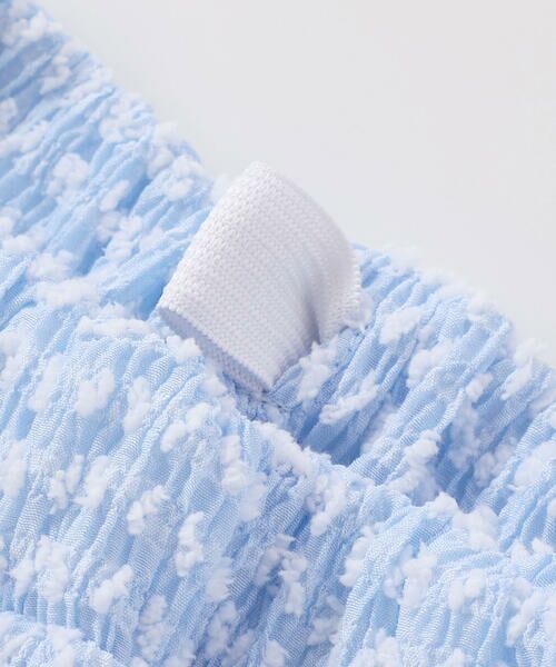 BeBe / べべ セットアップ | ぽこぽこシャーリングビスチェ+ショートパンツセットアップ(90~140cm) | 詳細14