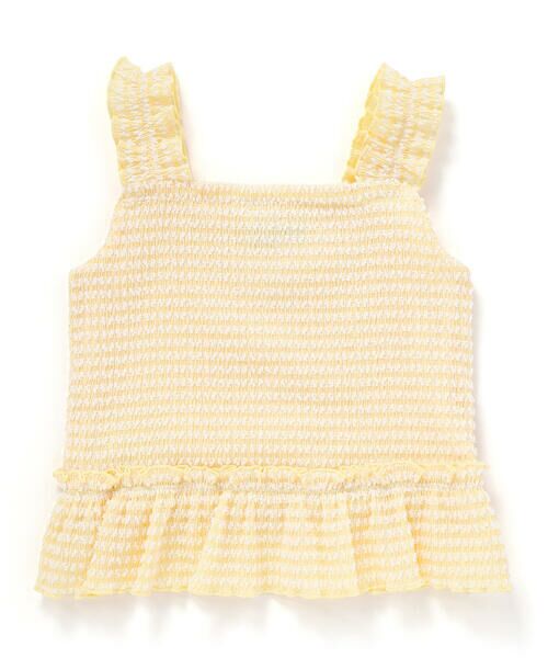 BeBe / べべ セットアップ | ぽこぽこシャーリングビスチェ+ショートパンツセットアップ(90~140cm) | 詳細17