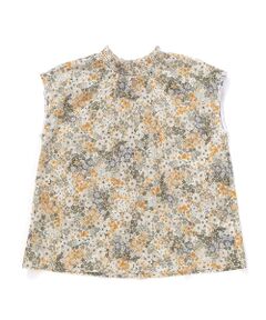 BeBe / べべ シャツ・ブラウス | 【DEVEAUX】水彩風花柄シャーリングブラウス(90~140cm)