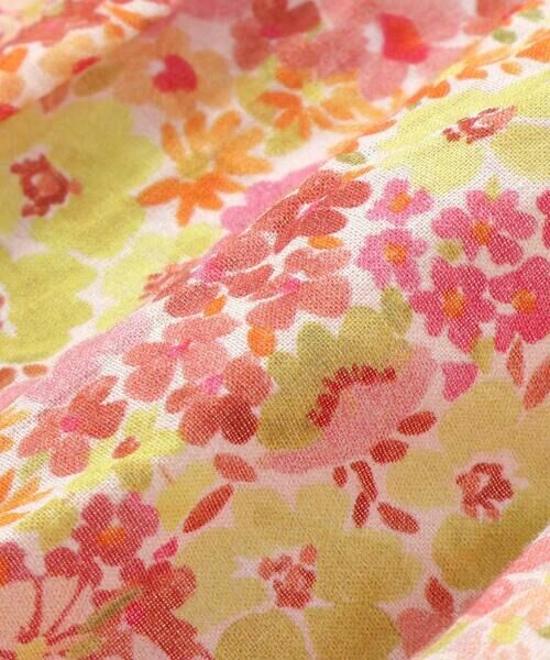 BeBe / べべ シャツ・ブラウス | 【DEVEAUX】水彩風花柄シャーリングブラウス(90~140cm) | 詳細13