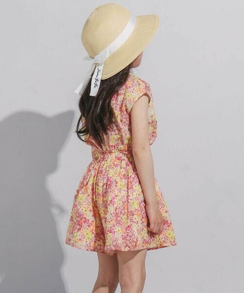 BeBe / べべ ショート・ハーフ・半端丈パンツ | 【DEVEAUX】水彩風花柄キュロットパンツ(90~150cm) | 詳細3