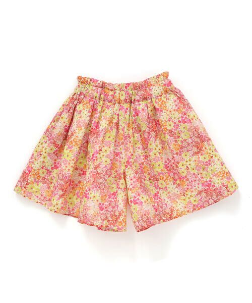 BeBe / べべ ショート・ハーフ・半端丈パンツ | 【DEVEAUX】水彩風花柄キュロットパンツ(90~150cm) | 詳細4