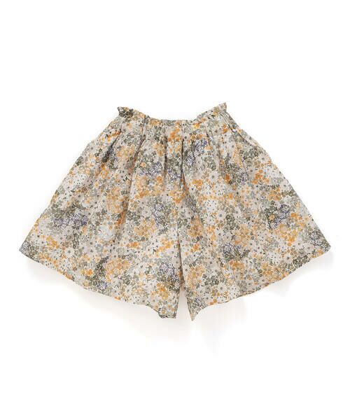 BeBe / べべ ショート・ハーフ・半端丈パンツ | 【DEVEAUX】水彩風花柄キュロットパンツ(90~150cm) | 詳細10