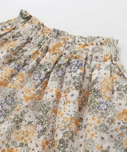 BeBe / べべ ショート・ハーフ・半端丈パンツ | 【DEVEAUX】水彩風花柄キュロットパンツ(90~150cm) | 詳細12