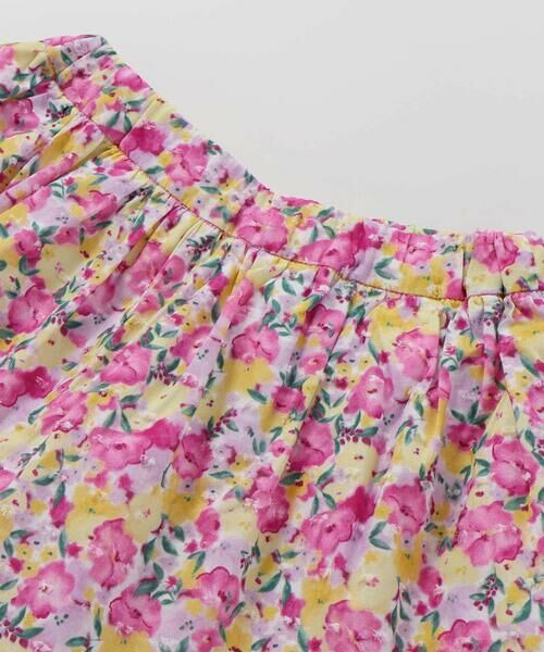 BeBe / べべ ショート・ハーフ・半端丈パンツ | 【お揃い】フルールドゥジョワプリントフリルキュロットパンツ(90~150cm) | 詳細10