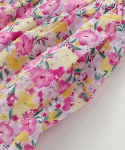 BeBe / べべ ショート・ハーフ・半端丈パンツ | 【お揃い】フルールドゥジョワプリントフリルキュロットパンツ(90~150cm) | 詳細11