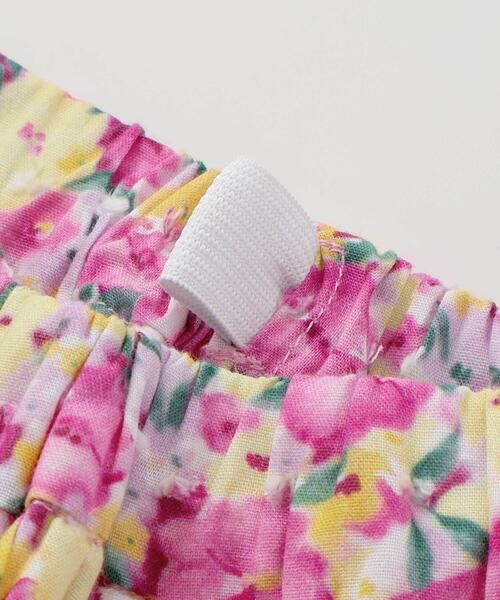 BeBe / べべ ショート・ハーフ・半端丈パンツ | 【お揃い】フルールドゥジョワプリントフリルキュロットパンツ(90~150cm) | 詳細13