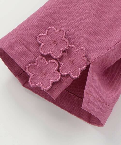 BeBe / べべ その他パンツ | ピケストレッチフラワーモチーフサブリナパンツ(90~160cm) | 詳細6