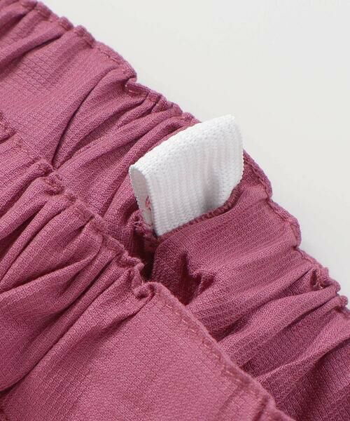 BeBe / べべ その他パンツ | ピケストレッチフラワーモチーフサブリナパンツ(90~160cm) | 詳細8