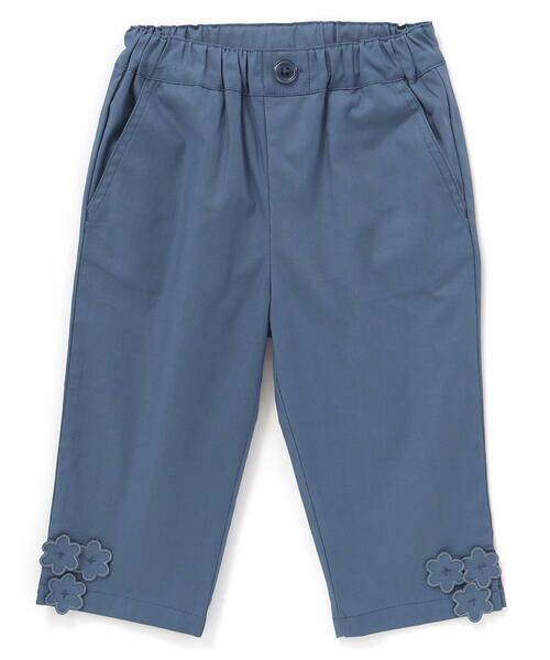 BeBe / べべ その他パンツ | ピケストレッチフラワーモチーフサブリナパンツ(90~160cm) | 詳細14