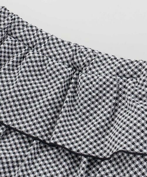 BeBe / べべ ショート・ハーフ・半端丈パンツ | ギンガムジャガードヒラミニキュロットパンツ(90~150cm) | 詳細6