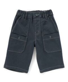 BeBe / べべ ショート・ハーフ・半端丈パンツ | ストレッチツイルレイヤーポケットハーフパンツ(90~160cm)