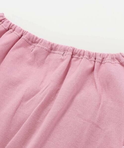 BeBe / べべ Tシャツ | キャップスリーブスクエアネックフリルTシャツ(90~150cm) | 詳細8