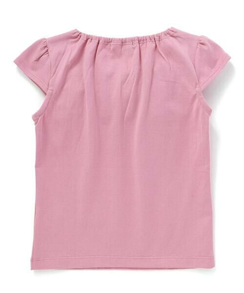 BeBe / べべ Tシャツ | キャップスリーブスクエアネックフリルTシャツ(90~150cm) | 詳細6