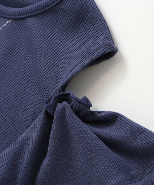 BeBe / べべ Tシャツ | ソフトテレコ肩開きネックレスTシャツ(100~160cm) | 詳細5