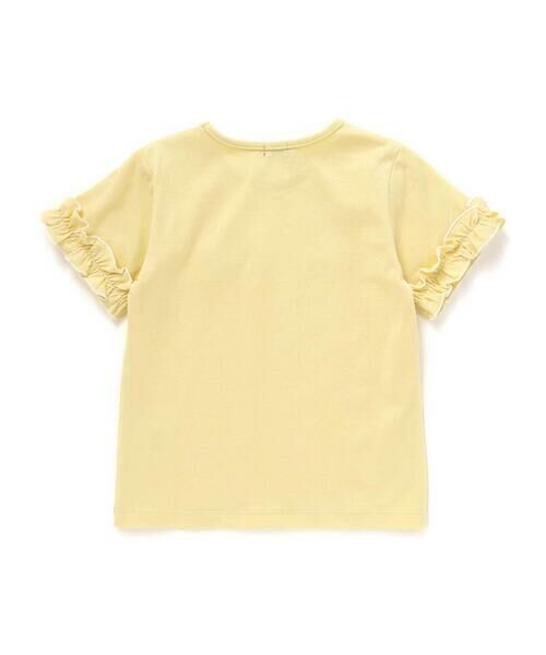 BeBe / べべ Tシャツ | サガラ刺しゅうのっかりクマロゴフリル半袖Tシャツ(80~150cm) | 詳細4