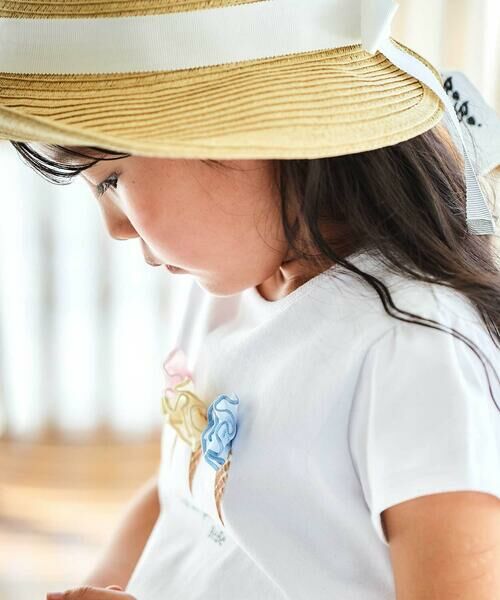 BeBe / べべ Tシャツ | アイスクリームモチーフ半袖Tシャツ(80~150cm) | 詳細4