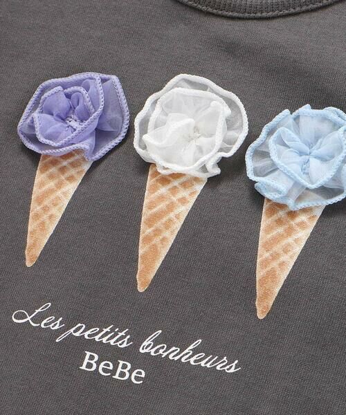 BeBe / べべ Tシャツ | アイスクリームモチーフ半袖Tシャツ(80~150cm) | 詳細10