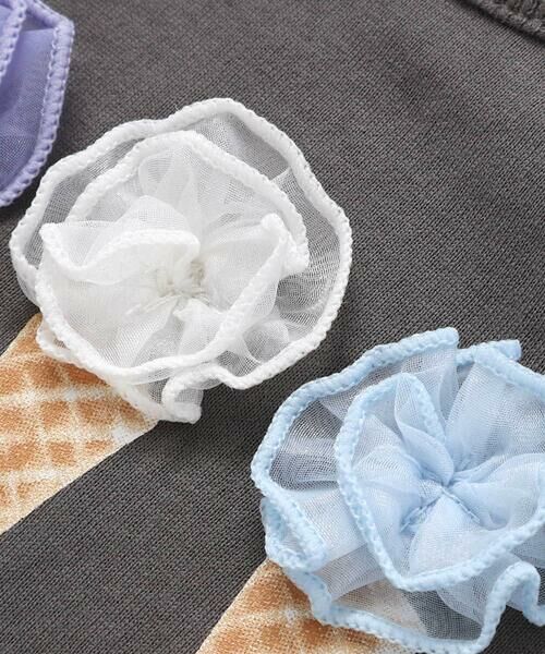 BeBe / べべ Tシャツ | アイスクリームモチーフ半袖Tシャツ(80~150cm) | 詳細11