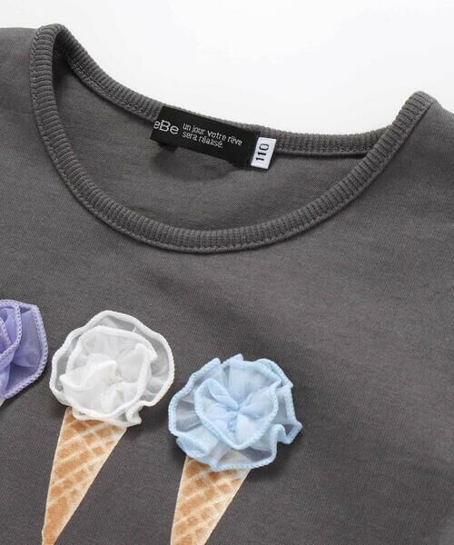 BeBe / べべ Tシャツ | アイスクリームモチーフ半袖Tシャツ(80~150cm) | 詳細9