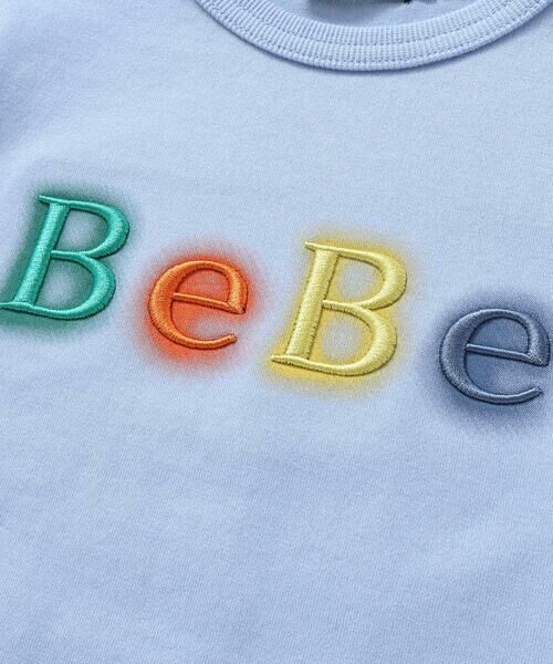 BeBe / べべ Tシャツ | 立体刺しゅうネオンロゴ天竺半袖Tシャツ(90~150cm) | 詳細7