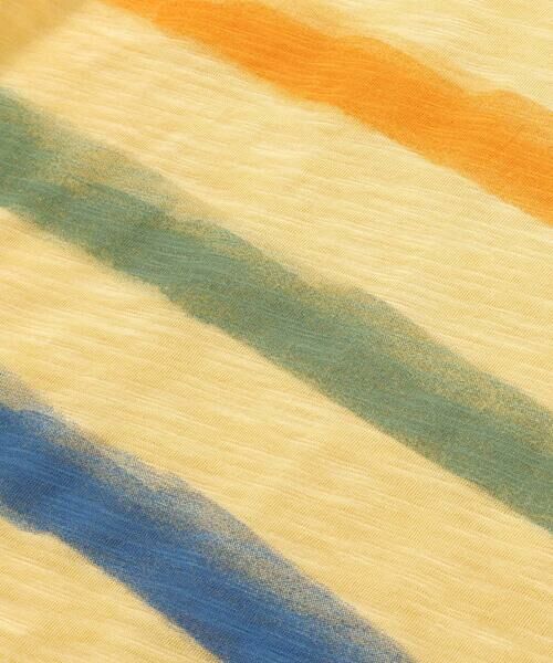 BeBe / べべ Tシャツ | 水彩風カラーボーダースラブ天竺半袖Tシャツ(80~150cm) | 詳細11