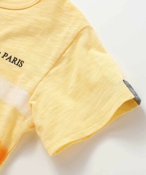 BeBe / べべ Tシャツ | 水彩風カラーボーダースラブ天竺半袖Tシャツ(80~150cm) | 詳細12