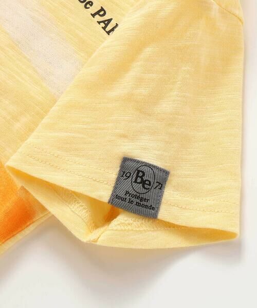 BeBe / べべ Tシャツ | 水彩風カラーボーダースラブ天竺半袖Tシャツ(80~150cm) | 詳細13