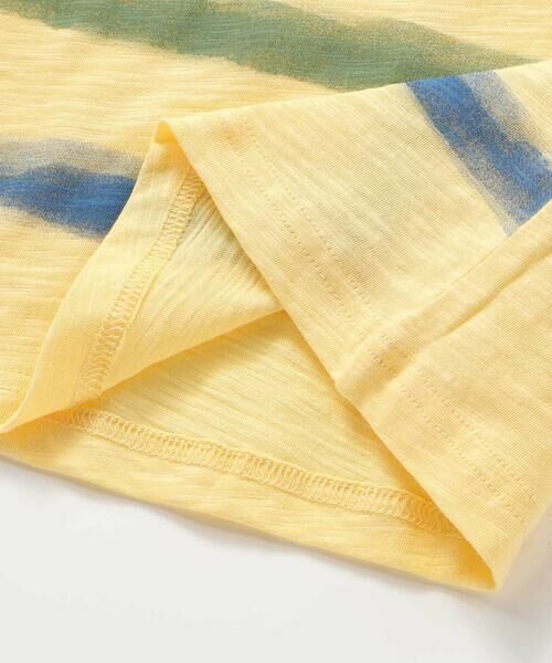 BeBe / べべ Tシャツ | 水彩風カラーボーダースラブ天竺半袖Tシャツ(80~150cm) | 詳細14