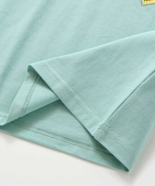 BeBe / べべ Tシャツ | バックラインチケットワッペン天竺半袖Tシャツ(90~160cm) | 詳細8