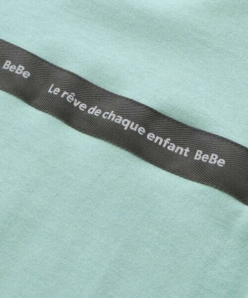 BeBe / べべ Tシャツ | バックラインチケットワッペン天竺半袖Tシャツ(90~160cm) | 詳細10