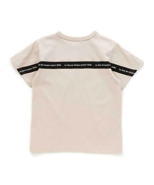 BeBe / べべ Tシャツ | バックラインチケットワッペン天竺半袖Tシャツ(90~160cm) | 詳細13