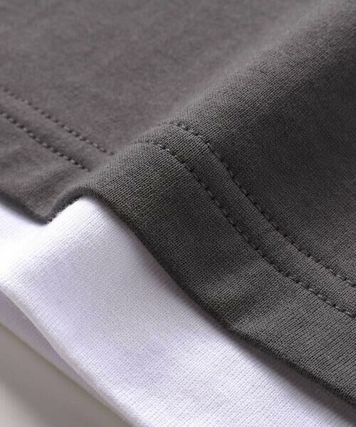 BeBe / べべ Tシャツ | レーシングカー発泡プリントレイヤード風天竺半袖Tシャツ(90~160cm) | 詳細9