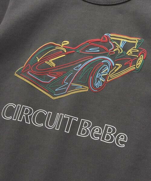 BeBe / べべ Tシャツ | レーシングカー発泡プリントレイヤード風天竺半袖Tシャツ(90~160cm) | 詳細5