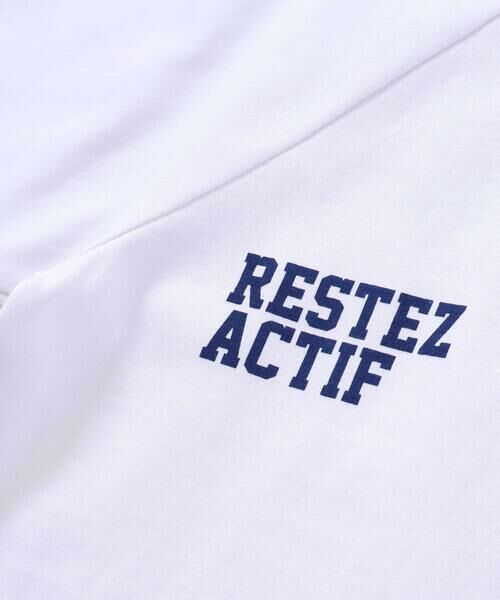 BeBe / べべ Tシャツ | 異素材切り替えバックナンバリングラグラン半袖Tシャツ(90~160cm) | 詳細9