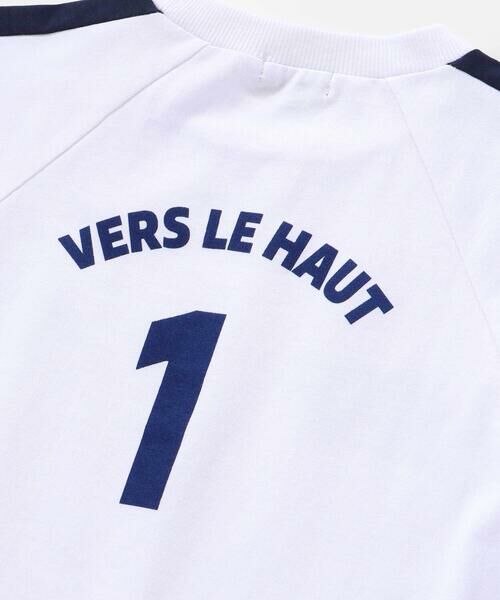 BeBe / べべ Tシャツ | 異素材切り替えバックナンバリングラグラン半袖Tシャツ(90~160cm) | 詳細14