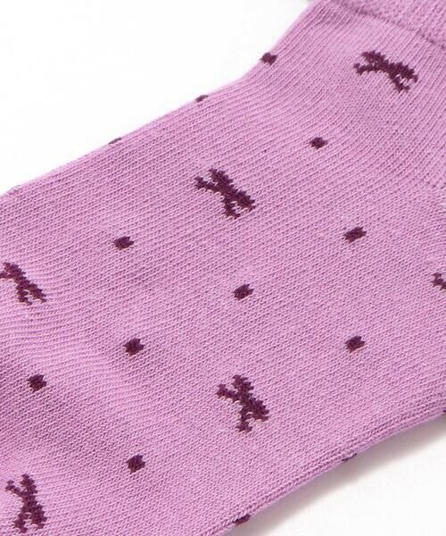 BeBe / べべ ソックス | リボンドットフリルアンクルソックス(11~24cm) | 詳細3