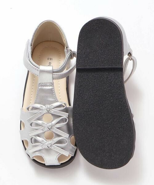 BeBe / べべ サンダル | リボンモチーフメッシュストラップサンダル(15~21cm) | 詳細11