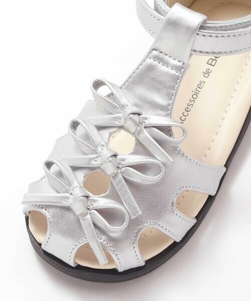 BeBe / べべ サンダル | リボンモチーフメッシュストラップサンダル(15~21cm) | 詳細7