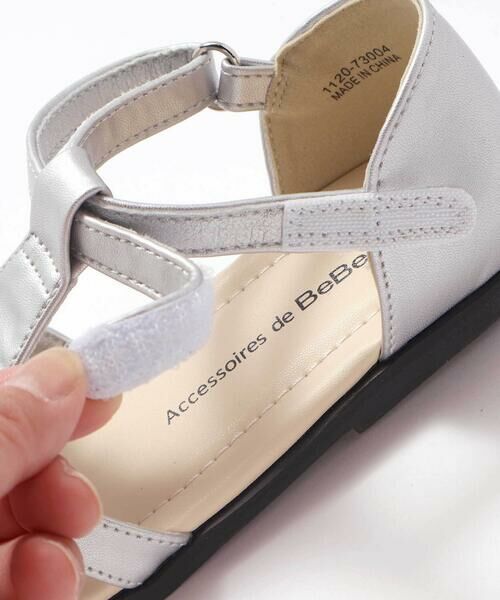 BeBe / べべ サンダル | リボンモチーフメッシュストラップサンダル(15~21cm) | 詳細9