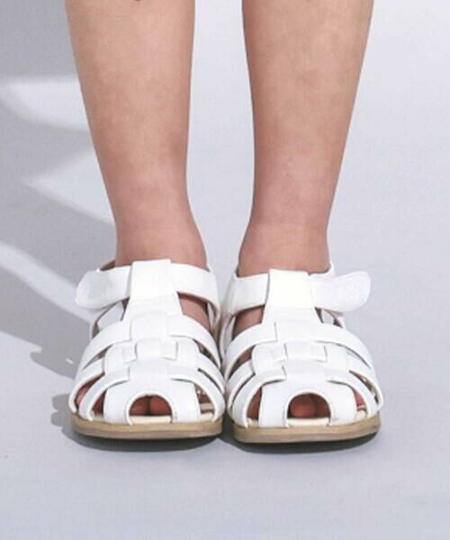 BeBe / べべ サンダル | ロゴ型押しストラップカメサンダル(13~19cm) | 詳細3