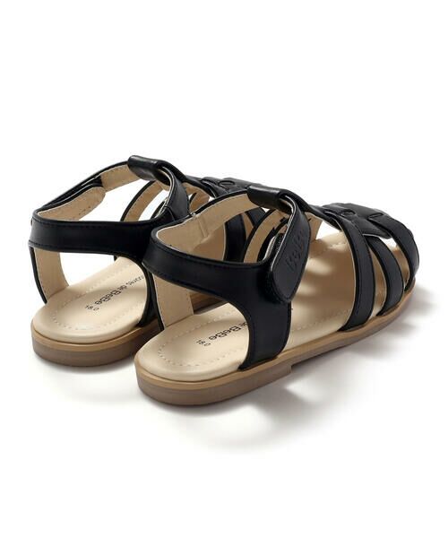 BeBe / べべ サンダル | ロゴ型押しストラップカメサンダル(13~19cm) | 詳細5