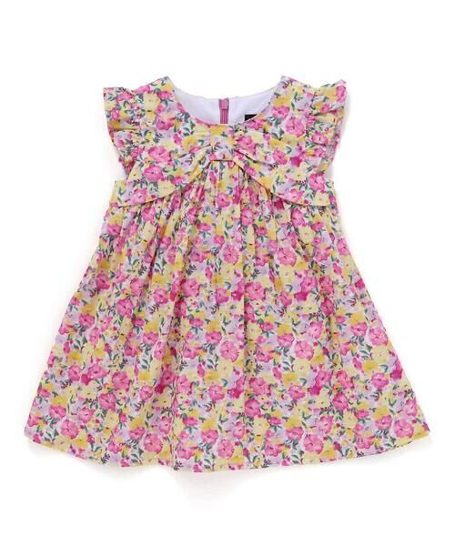 BeBe / べべ ベビー・キッズウエア | フルールドゥジョワプリントベビーワンピース(80~90cm) | 詳細4